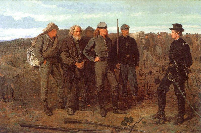 Winslow Homer Prisoners From the Front Sweden oil painting art